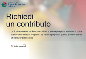 Al via la nuova procedura per la richiesta di contributi