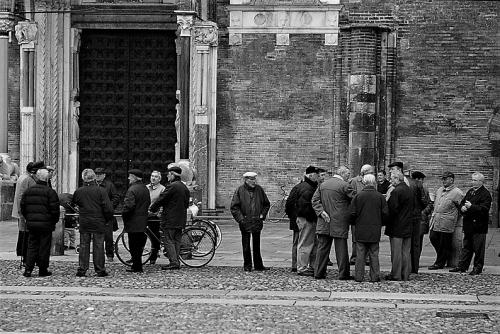 Davanti al Duomo