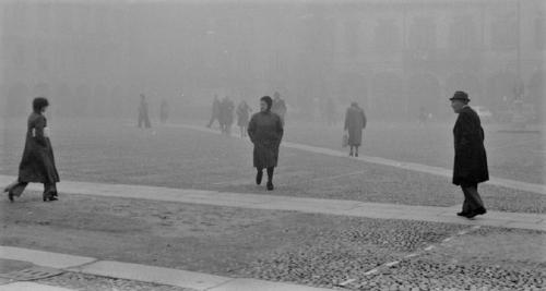 Nebbia in Piazza