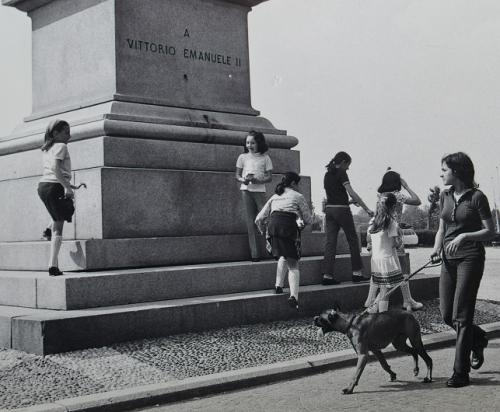 Piazza Castello anni 70-80